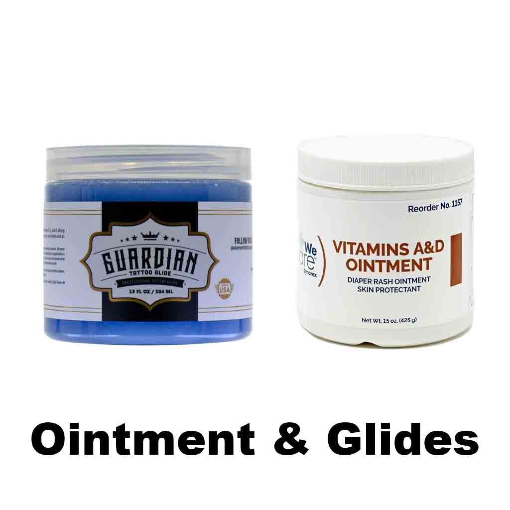 Tattoo Ointments and Glides