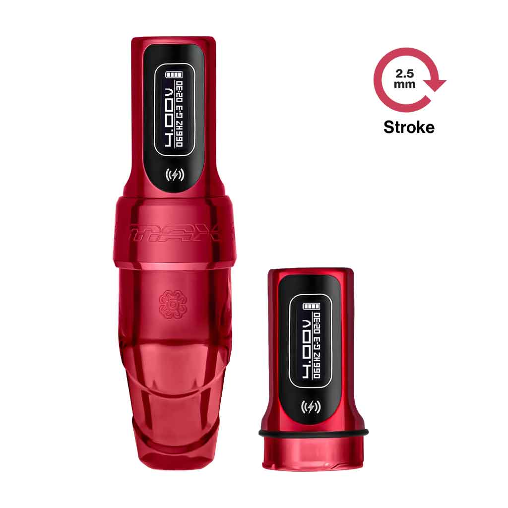 Flux S Max + Extra Powerbolt II Rouge 2.5mm Stroke