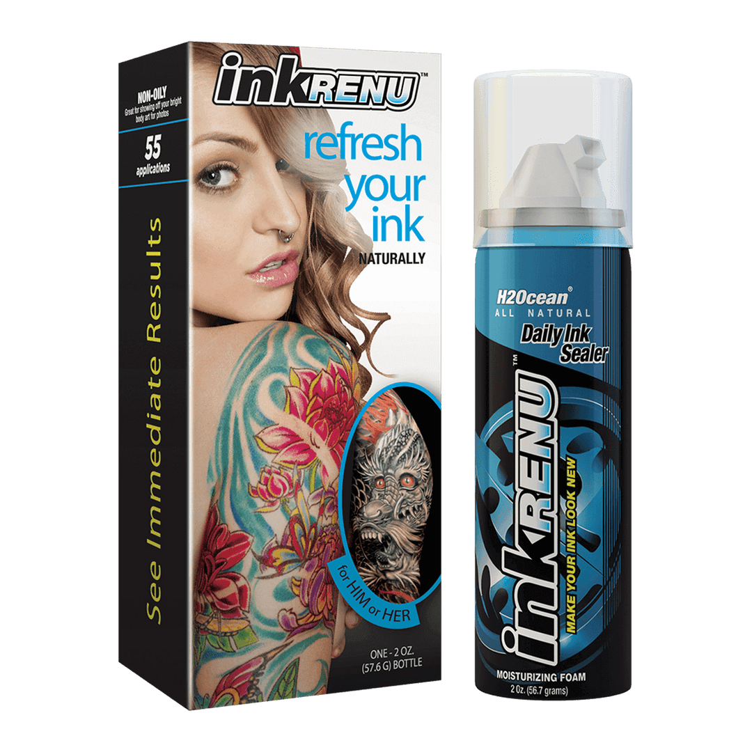 InkRenu Tattoo Restore & Moisturizing Foam, 2oz - H2Ocean