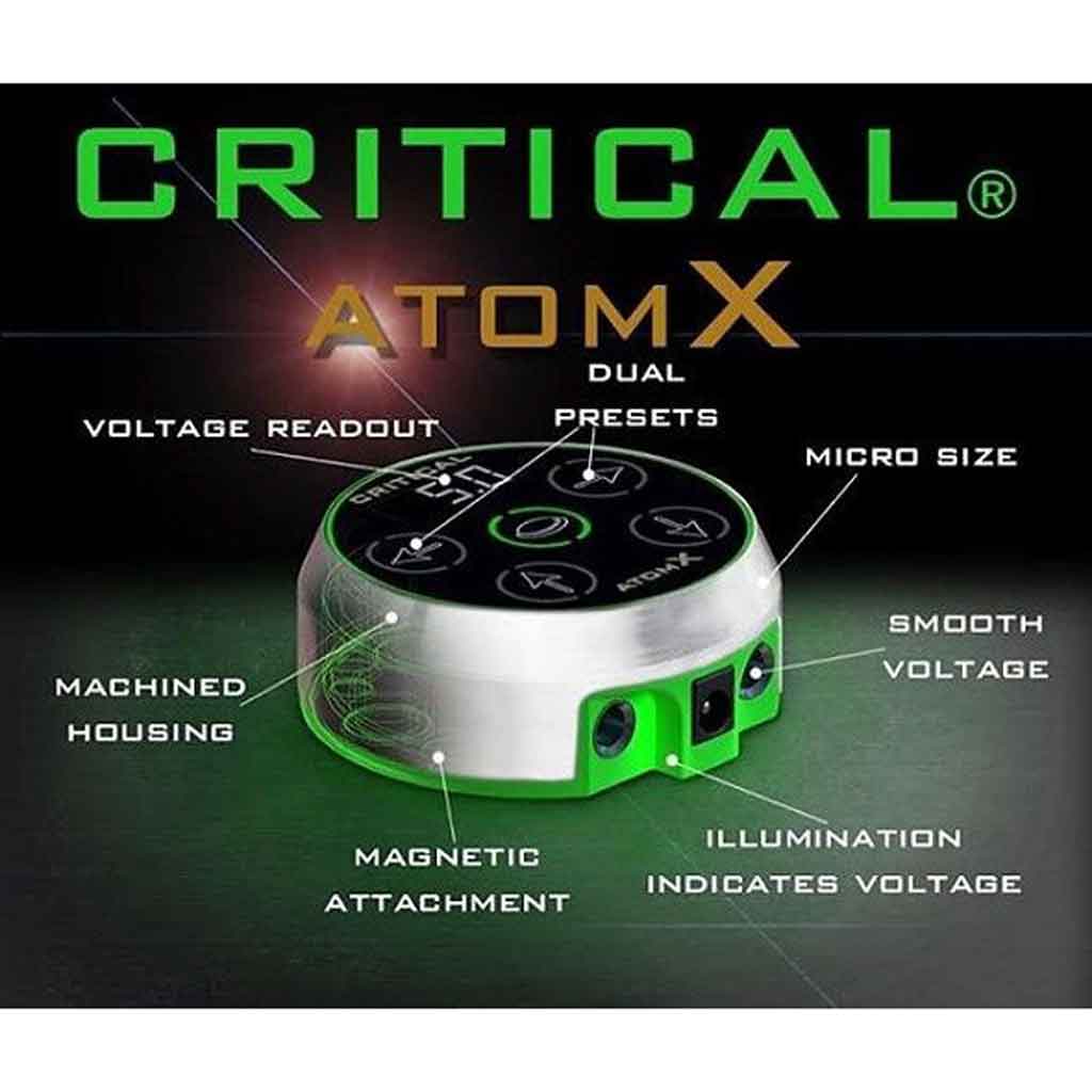 Critical Tattoo Atom X Power Supply - Black