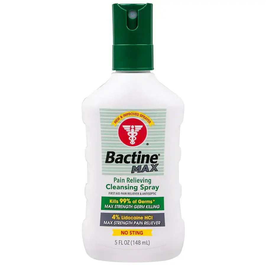 Bactine MAX, Pain Relieving Cleansing Spray 5 fl oz